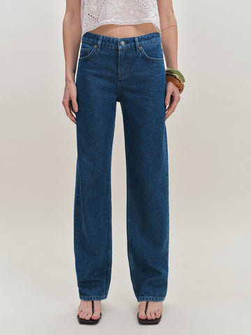 charlee low rise straight leg jeans