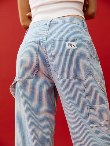 diego mid rise baggy utility jeans