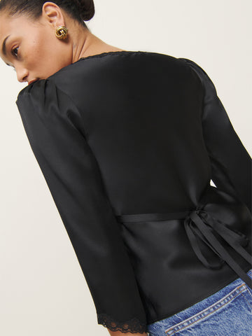 ellery silk top