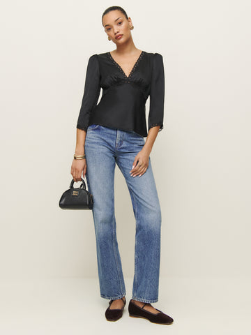 ellery silk top