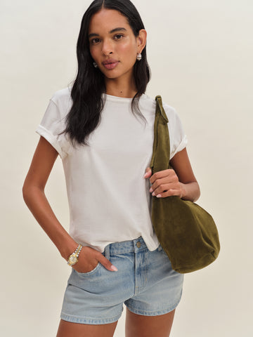 annie stretch low rise 2.5” jean shorts