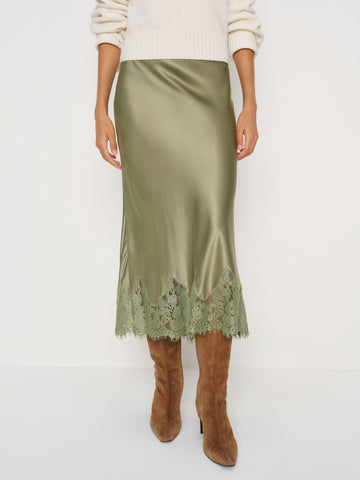 carolina silk skirt