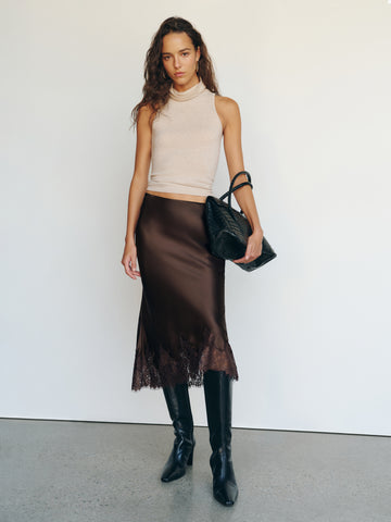 carolina silk skirt