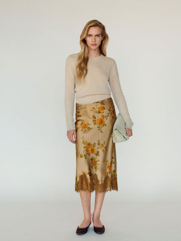 carolina silk skirt