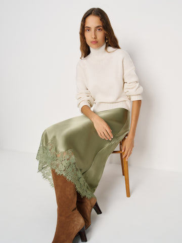 carolina silk skirt