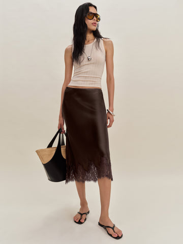 carolina silk skirt