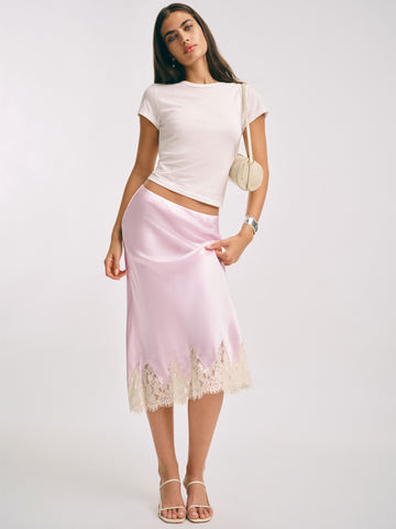 carolina silk skirt