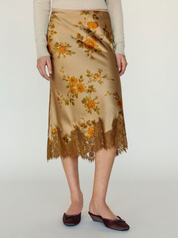 carolina silk skirt