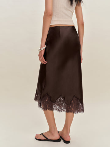 carolina silk skirt