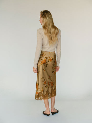 carolina silk skirt