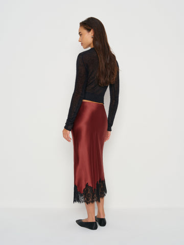 carolina silk skirt