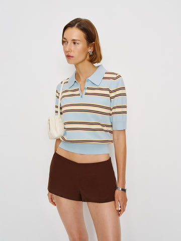 campbell cotton polo sweater