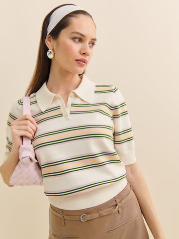 campbell cotton polo sweater