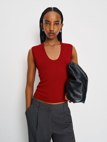 marta regenerative merino sweater tank