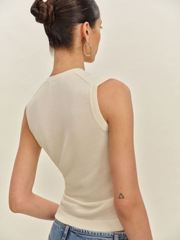 marta regenerative merino sweater tank
