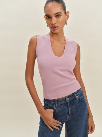 marta regenerative merino sweater tank