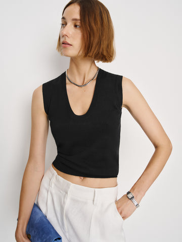 marta regenerative merino sweater tank