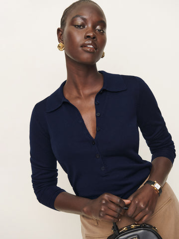 sav regenerative merino polo