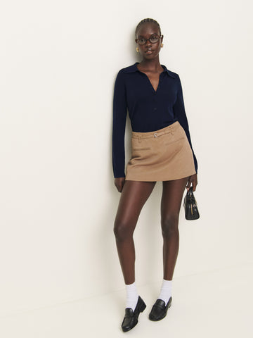 sav regenerative merino polo