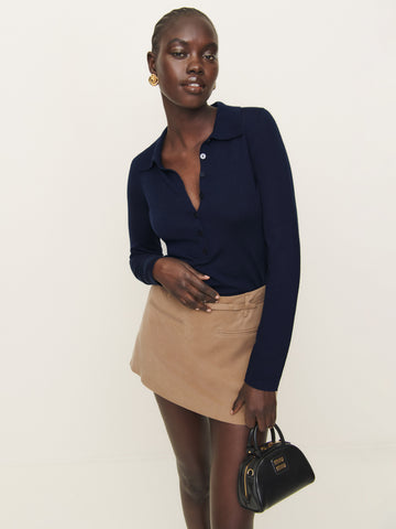 sav regenerative merino polo