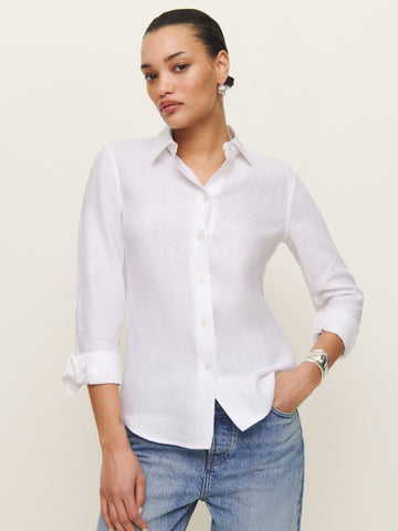 alfie linen shirt