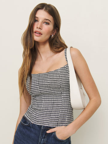 hattie linen top