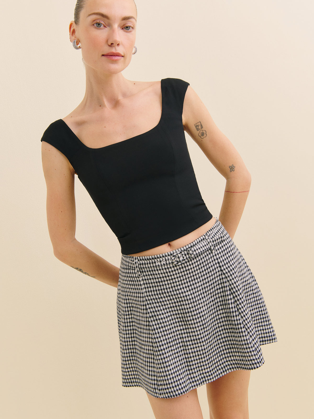 rory linen skirt