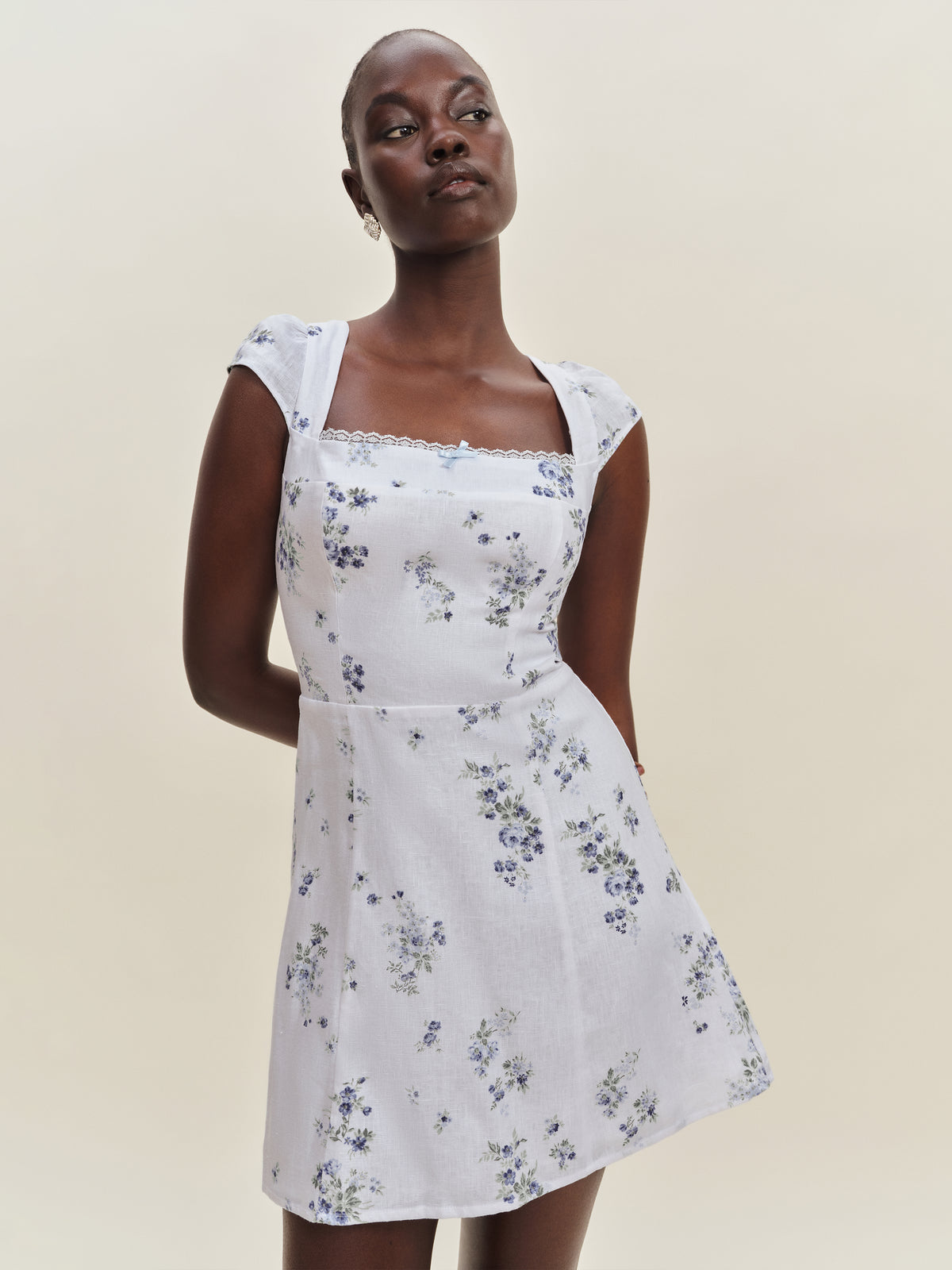loula linen dress