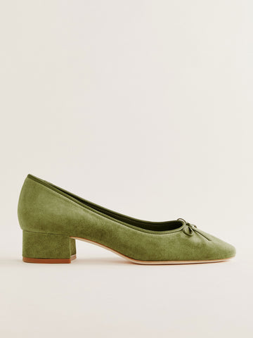 terry ballet pump