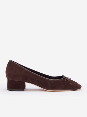 terry ballet pump
