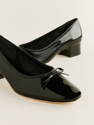 terry ballet pump
