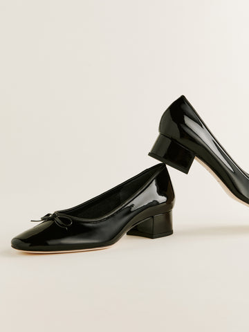 terry ballet pump