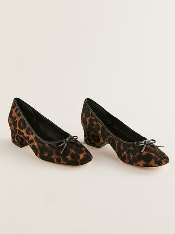 terry ballet pump
