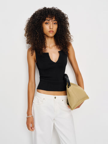 rylie cotton sweater tank