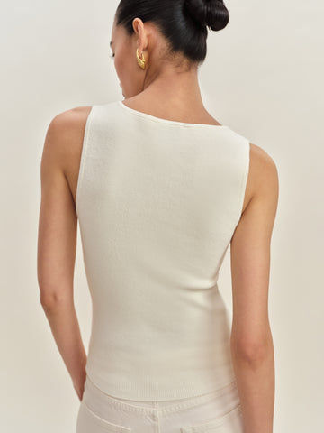 rylie cotton sweater tank