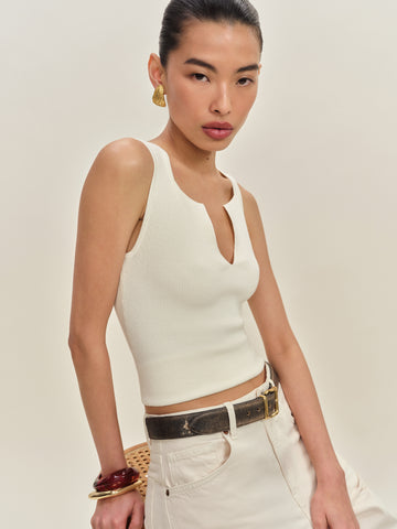 rylie cotton sweater tank