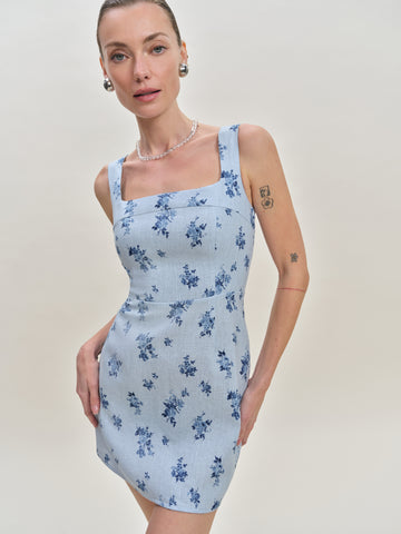 celosia linen dress