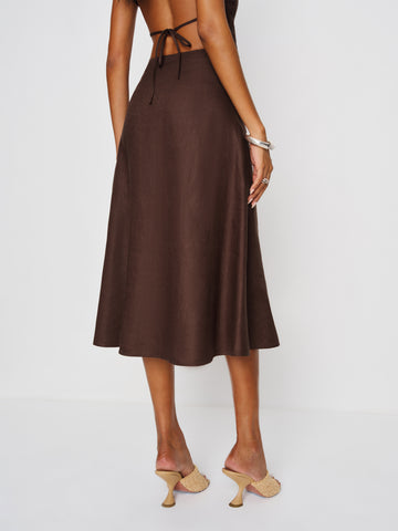 ivy linen skirt