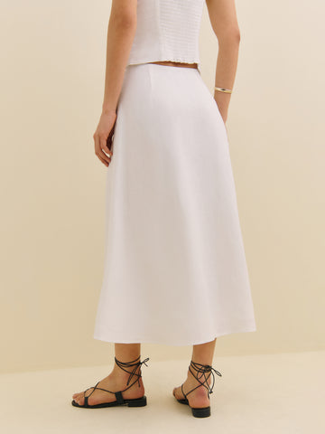 ivy linen skirt