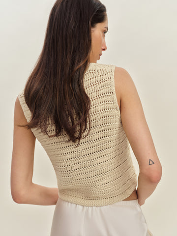 wesley cotton sweater tank