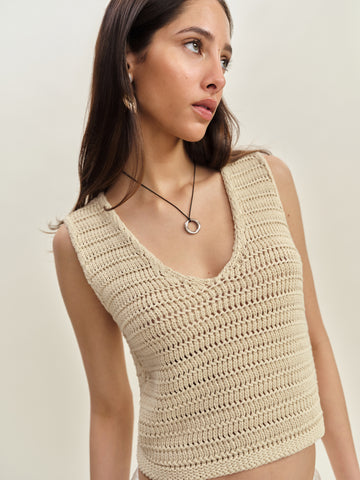 wesley cotton sweater tank