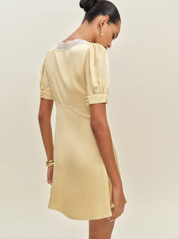 avin silk dress