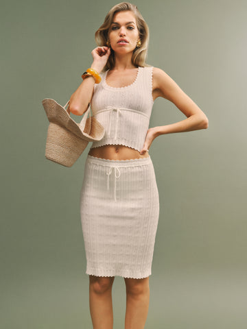 erin cotton sweater set