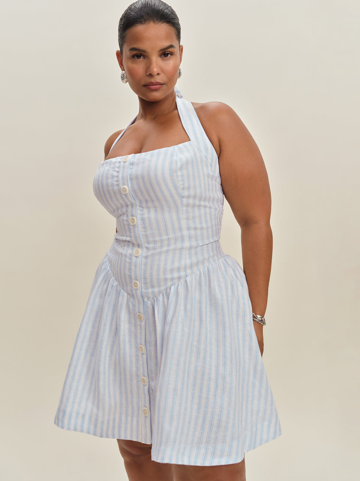 mariela linen dress es