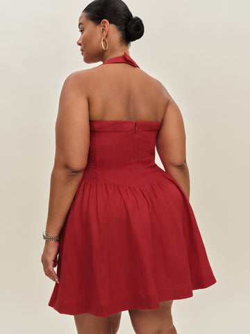 mariela linen dress es