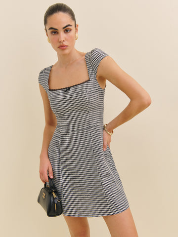 petites loula linen dress