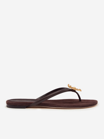 onyx thong sandal