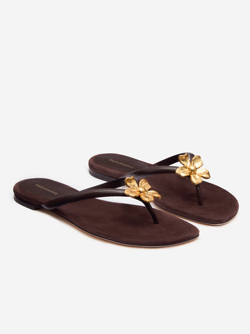 onyx thong sandal
