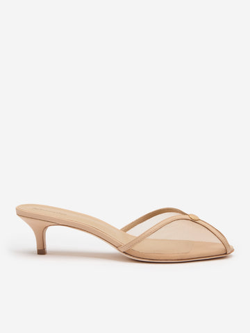 wisdom peep toe mule