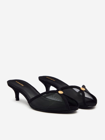 wisdom peep toe mule